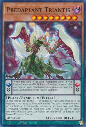 Predaplant Triantis (MP23-EN071) - 25th Anniversary Tin: Dueling Heroes Mega Pack 1st Edition