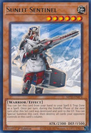 Sunlit Sentinel (MP23-EN074) - 25th Anniversary Tin: Dueling Heroes Mega Pack 1st Edition