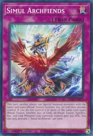Simul Archfiends (MP23-EN213) - 25th Anniversary Tin: Dueling Heroes Mega Pack 1st Edition