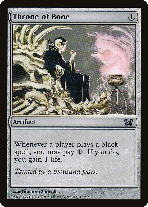 Throne of Bone (8ED-317) - 8th Edition Foil