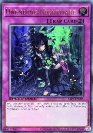 Unending Nightmare (STP6-EN005) - Speed Duel: Tournament Pack 6 Unlimited