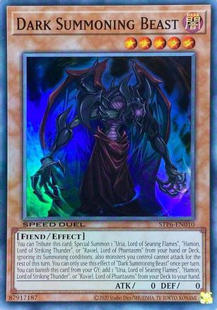 Dark Summoning Beast (STP6-EN010) - Speed Duel: Tournament Pack 6 Unlimited