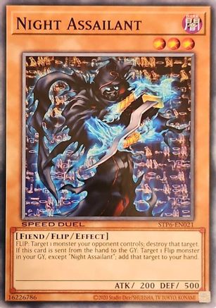 Night Assailant (STP6-EN021) - Speed Duel: Tournament Pack 6 Unlimited