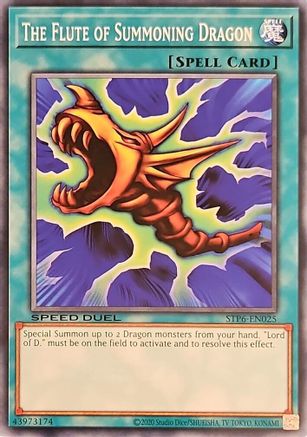 The Flute of Summoning Dragon (STP6-EN025) - Speed Duel: Tournament Pack 6 Unlimited