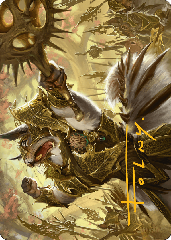 Honored Dreyleader // Honored Dreyleader (ABLB-023) - Bloomburrow Art Series (Borderless) Foil