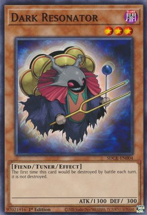 Dark Resonator (SDCK-EN004) - Structure Deck: The Crimson King 1st Edition