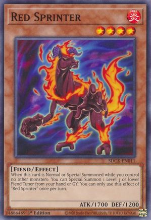 Red Sprinter (SDCK-EN011) - Structure Deck: The Crimson King 1st Edition