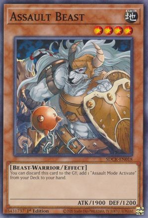 Assault Beast (SDCK-EN018) - Structure Deck: The Crimson King 1st Edition