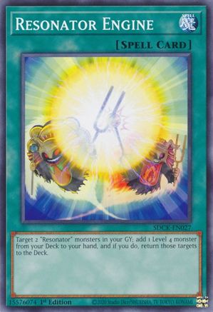 Resonator Engine (SDCK-EN027) - Structure Deck: The Crimson King 1st Edition