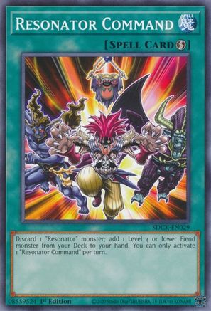 Resonator Command (SDCK-EN029) - Structure Deck: The Crimson King 1st Edition