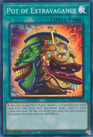 Pot of Extravagance (SDCK-EN031) - Structure Deck: The Crimson King 1st Edition