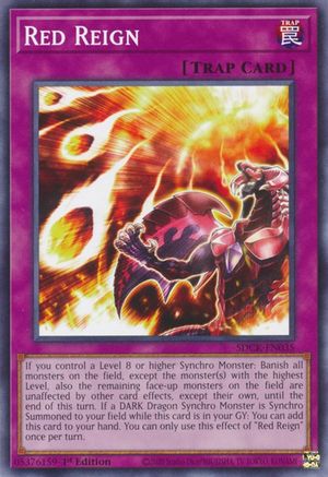 Red Reign (SDCK-EN035) - Structure Deck: The Crimson King 1st Edition
