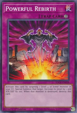 Powerful Rebirth (SDCK-EN038) - Structure Deck: The Crimson King 1st Edition