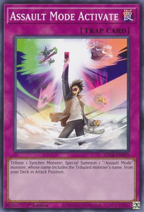 Assault Mode Activate (SDCK-EN039) - Structure Deck: The Crimson King 1st Edition