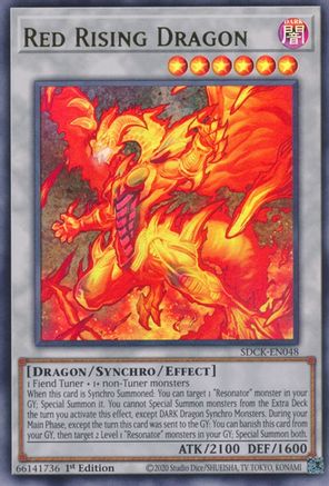 Red Rising Dragon (SDCK-EN048) - Structure Deck: The Crimson King 1st Edition