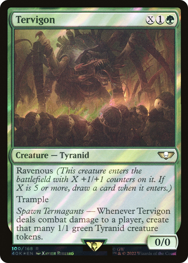Tervigon (Surge Foil) (40K-100) - Warhammer 40,000 Commander Foil