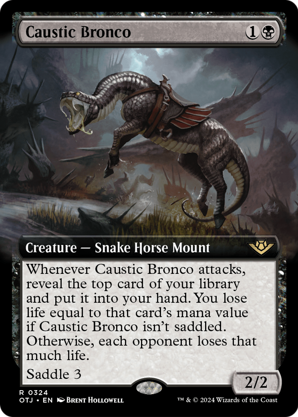 Caustic Bronco (Extended Art) (OTJ-324) - Outlaws of Thunder Junction: (Extended Art)