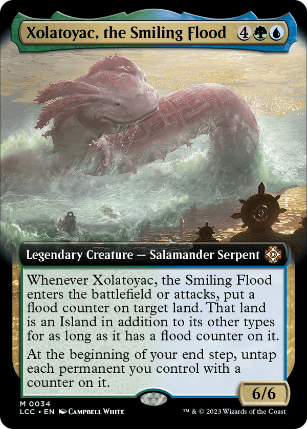 Xolatoyac, the Smiling Flood (Extended Art) (LCC-034) - The Lost Caverns of Ixalan Commander: (Extended Art) Foil