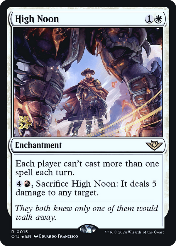 High Noon (PRE-015) - Outlaws of Thunder Junction Promos Foil