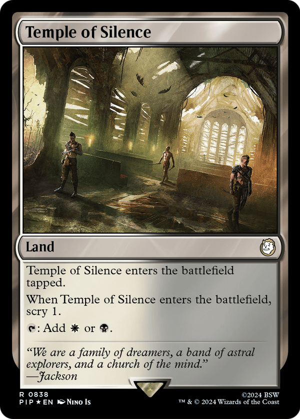 Temple of Silence (Surge Foil) (PIP-838) - Fallout Foil