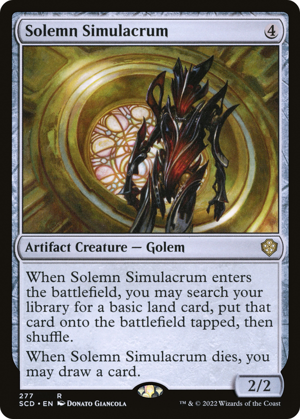 Solemn Simulacrum (SCD-277) - Starter Commander Decks
