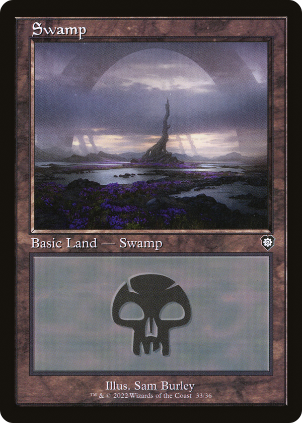 Swamp (33) (Retro Frame) (BRC-033) - The Brothers' War Commander