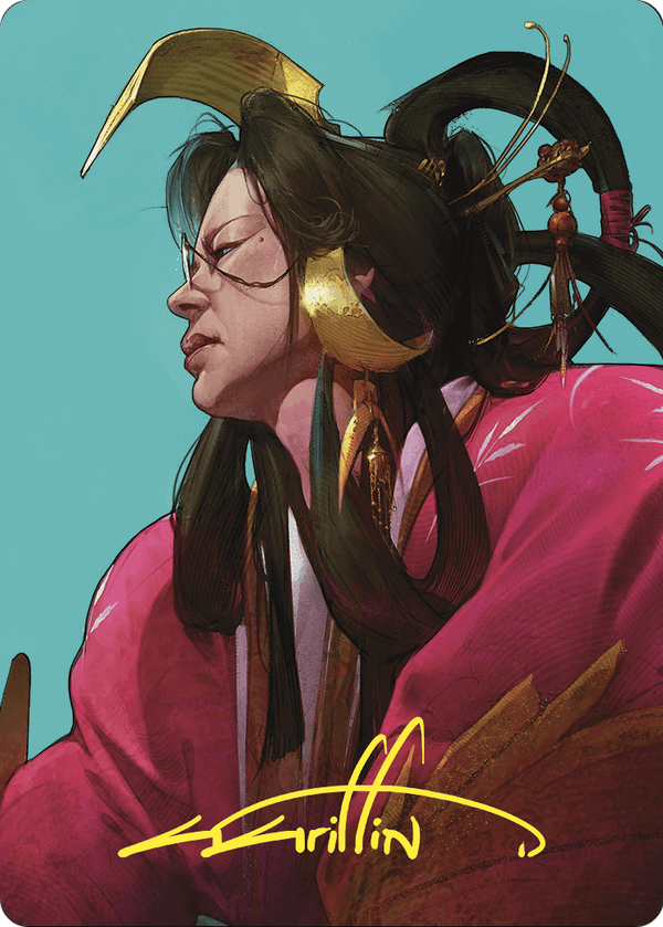Azami, Lady of Scrolls // Azami, Lady of Scrolls (ACMM-052) - Commander Masters Art Series (Borderless) Foil