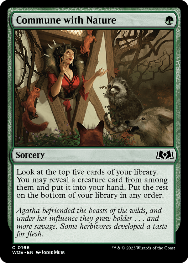 Commune with Nature (WOE-166) - Wilds of Eldraine