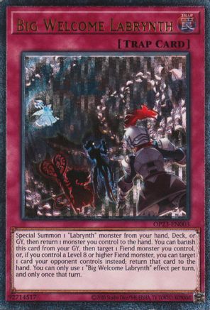 Big Welcome Labrynth (UTR) (OP23-EN003) - OTS Tournament Pack 23 Unlimited