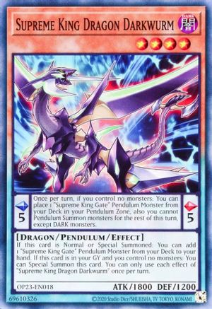 Supreme King Dragon Darkwurm (OP23-EN018) - OTS Tournament Pack 23 Unlimited