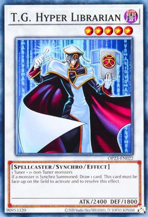 T.G. Hyper Librarian (OP23-EN022) - OTS Tournament Pack 23 Unlimited