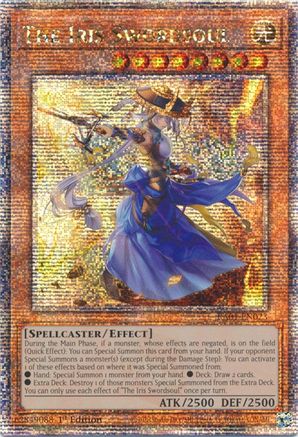 The Iris Swordsoul (Quarter Century Secret Rare) (RA01-EN023) - 25th Anniversary Rarity Collection 1st Edition