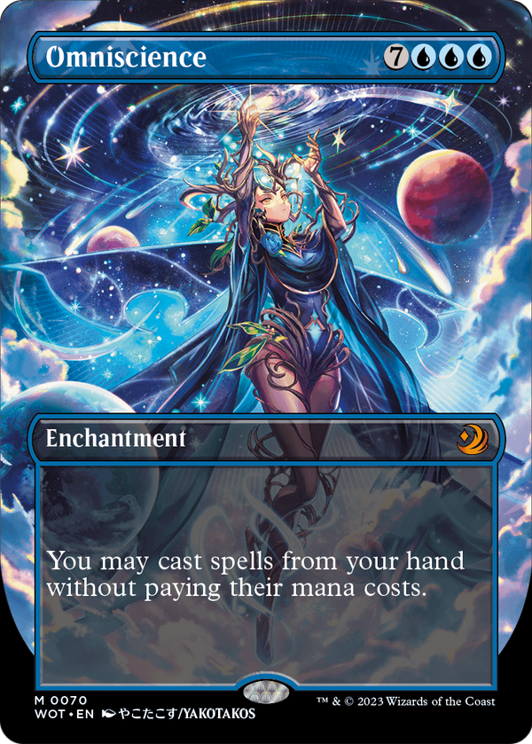 Omniscience (Anime Borderless) (WOT-070) - Wilds of Eldraine: Enchanting Tales Foil