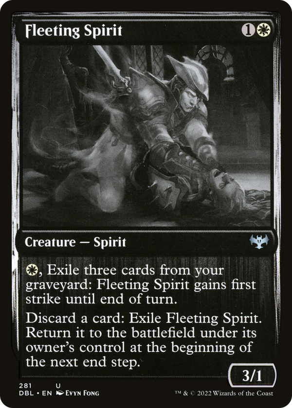 Fleeting Spirit (DBL-281) - Innistrad: Double Feature Foil