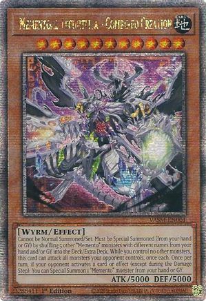 Mementoal Tecuhtlica - Combined Creation (Quarter Century Secret Rare) (VASM-EN001) - Valiant Smashers 1st Edition