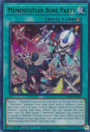 Mementotlan Bone Party (VASM-EN009) - Valiant Smashers 1st Edition