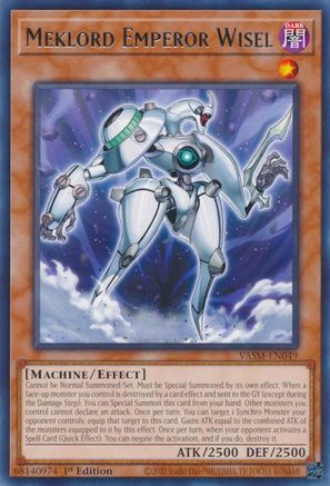 Meklord Emperor Wisel (VASM-EN049) - Valiant Smashers 1st Edition