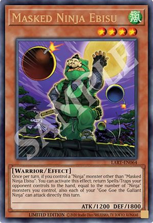 Masked Ninja Ebisu (LART-EN064) - The Lost Art Promotion Limited