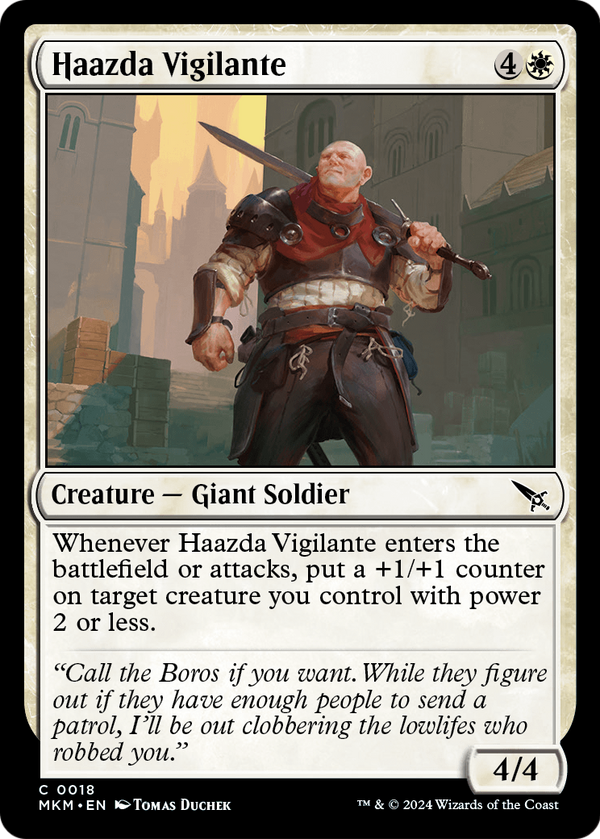 Haazda Vigilante (MKM-018) - Murders at Karlov Manor Foil