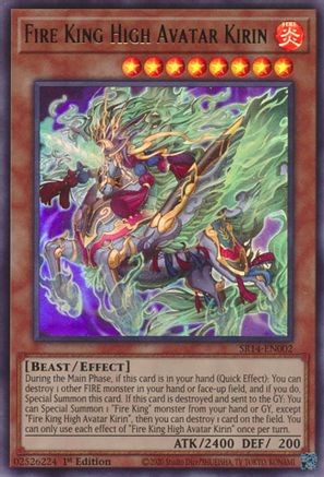 Fire King High Avatar Kirin (SR14-EN002) - Structure Deck: Fire Kings Unlimited