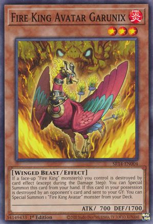 Fire King Avatar Garunix (SR14-EN004) - Structure Deck: Fire Kings 1st Edition