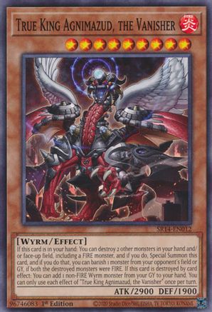 True King Agnimazud, the Vanisher (SR14-EN012) - Structure Deck: Fire Kings Unlimited