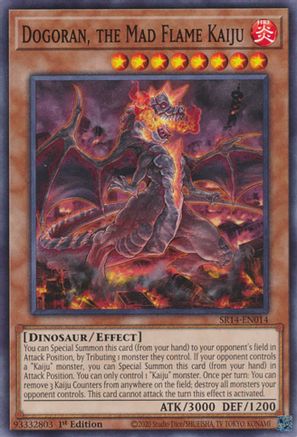 Dogoran, the Mad Flame Kaiju (SR14-EN014) - Structure Deck: Fire Kings 1st Edition