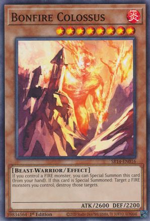 Bonfire Colossus (SR14-EN016) - Structure Deck: Fire Kings Unlimited