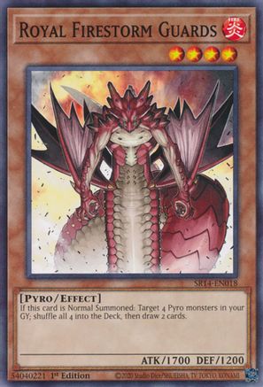Royal Firestorm Guards (SR14-EN018) - Structure Deck: Fire Kings Unlimited