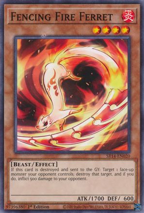 Fencing Fire Ferret (SR14-EN020) - Structure Deck: Fire Kings Unlimited