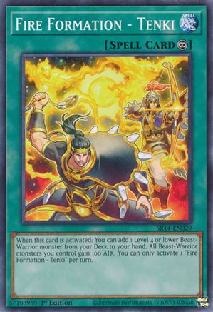 Fire Formation - Tenki (SR14-EN029) - Structure Deck: Fire Kings Unlimited