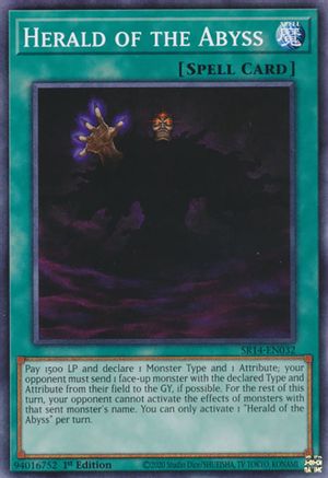 Herald of the Abyss (SR14-EN032) - Structure Deck: Fire Kings Unlimited