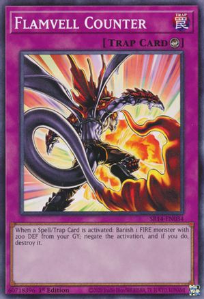 Flamvell Counter (SR14-EN034) - Structure Deck: Fire Kings Unlimited