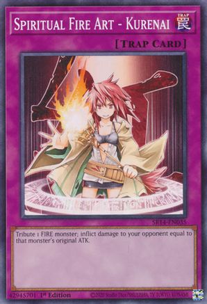 Spiritual Fire Art - Kurenai (SR14-EN035) - Structure Deck: Fire Kings Unlimited